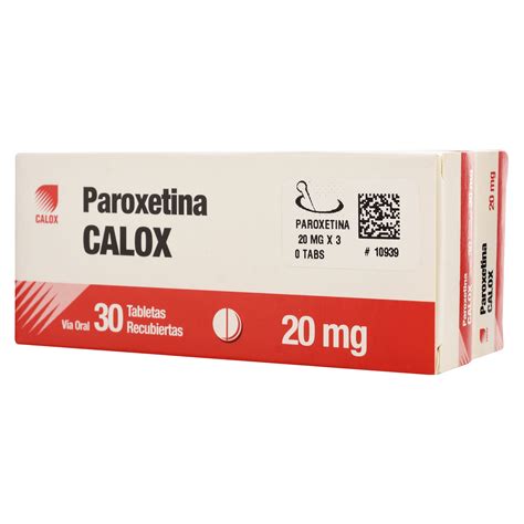 paroxetina precio